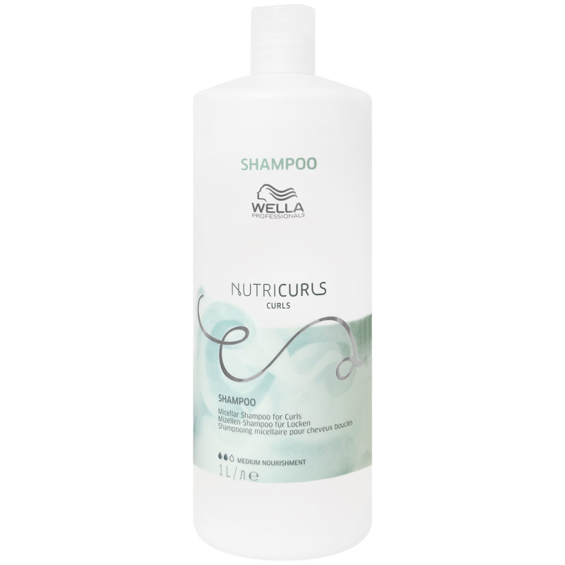 Wella Nutricurls Curls - szampon do loków z olejkiem jojoba, 1000ml