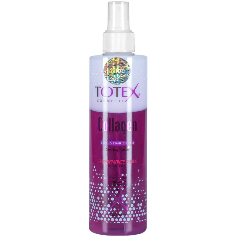 Totex Hair Conditioner Spray Collagen - dwufazowa odżywka do włosów z kolagenem, 300ml