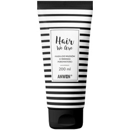 Anwen Hair We Are - maska do włosów o średniej porowatości z olejem rycynowym, 200ml