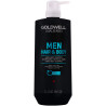 Goldwell MEN Hair Body, szampon rewitalizujący do włosów i ciała dla mężczyzn 1000ml