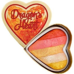 Makeup Revolution I Heart Makeup Dragons Heart, rozświetlacz do twarzy o ciepłych odcieniach 10g