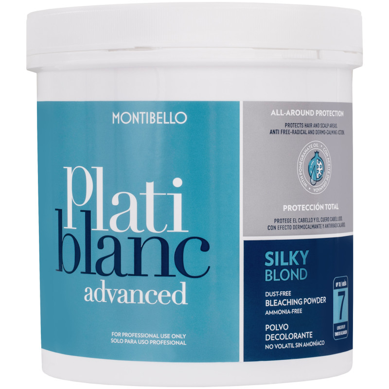 Montibello Platiblanc Advanced Silky Blond Level 7 500g, rozjaśniacz