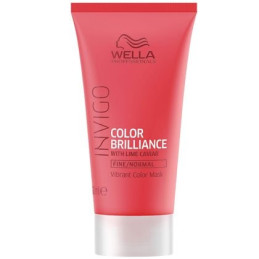 Wella INVIGO Brilliance maska do włosów farbowanych, wygładzająca 30ml