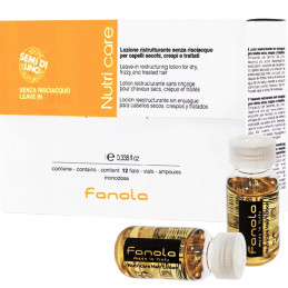 Ampułki Fanola Nutri Care regeneracja i nawilżenie 12x12ml