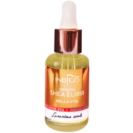 Indigo Keratin Shea Elixir Bella Vita oliwka do pielęgnacji skórek i paznokci 8ml