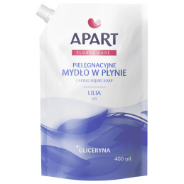 Apart Mydło w płynie Lilia - kremowe, kwiatowe mydło do mycia rąk, 400ml