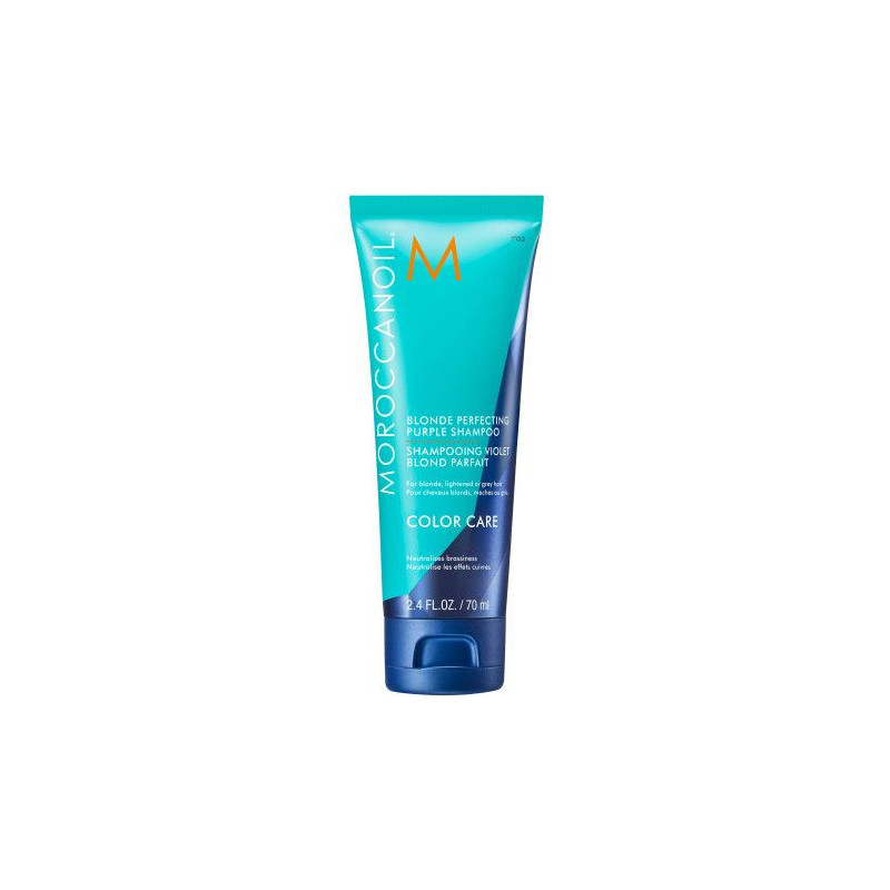 Moroccanoil Blonde Purple Shampoo - ochładzający szampon do włosów blond, 70ml