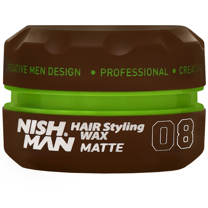 Nishman 08 Hair Styling Wax Matte - pomada matująca do stylizacji włosów, 150ml