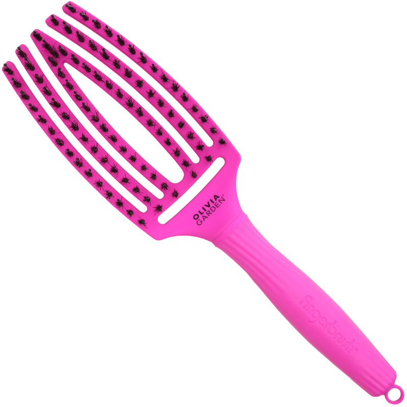 Olivia Garden Finger Brush Combo Medium, szczotka z włosiem dzika do rozczesywania, różne kolory