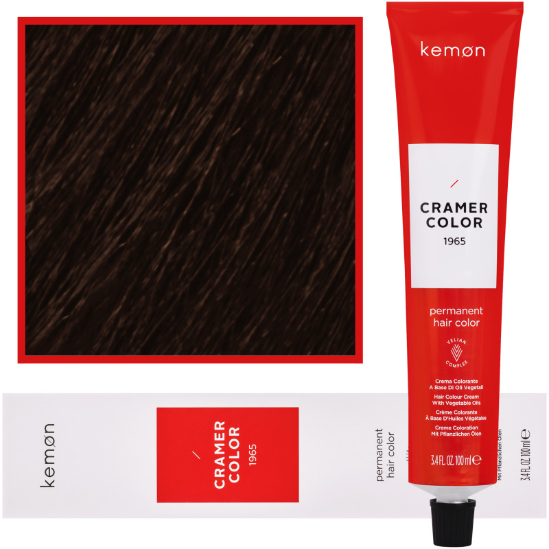 Kemon Cramer Color – kremowa farba do włosów z olejem kokosowym, 100ml