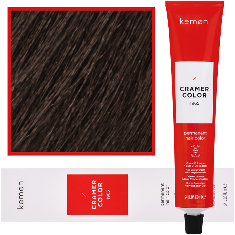 Kemon Cramer Color – kremowa farba do włosów z olejem kokosowym, 100ml