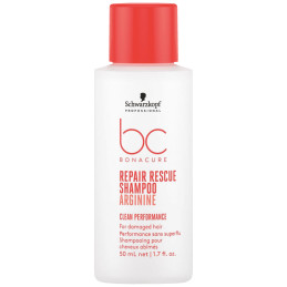 Schwarzkopf Bonacure Repair Rescue - łagodny szampon do codziennej pielęgnacji włosów, 50ml