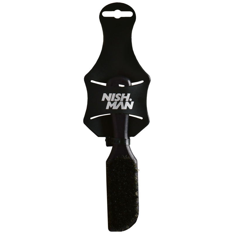 Nishman Fade Brush S - szczotka z naturalnego włosia do włosów i brody