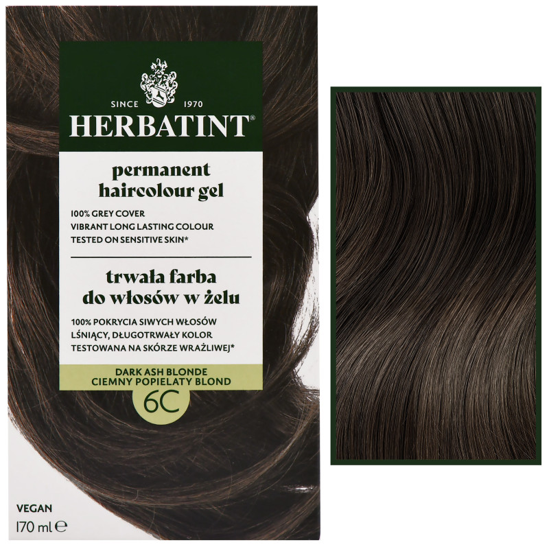 Herbatint Permanent Haircolour Gel – trwała, ziołowa farba do włosów w żelu, 170ml