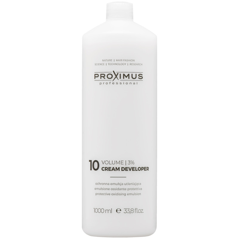 Proximus Cream Developer– oksydant do farbowania i rozjaśniania włosów, 1000 ml