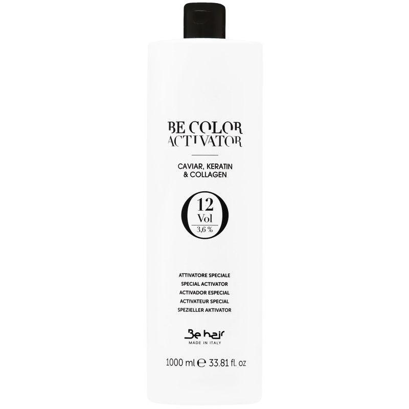 Be Hair Be Color Activator - oksydant do farb z kompleksem kawioru, keratyny i kolagenu, 1000ml