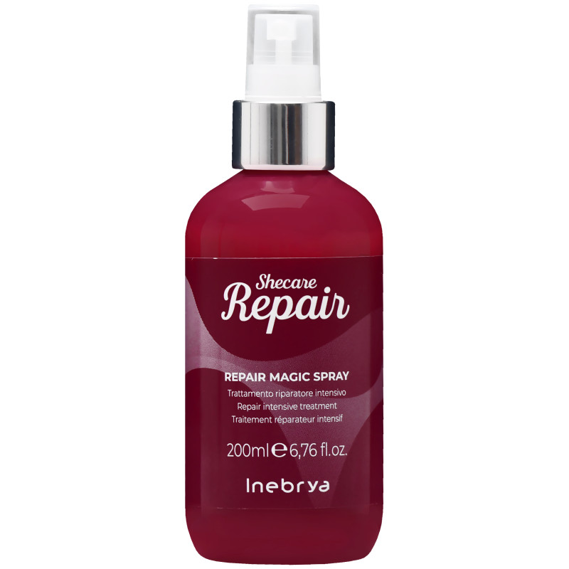Inebrya Shecare Repair Magic Spray - kuracja naprawcza do włosów zniszczonych, 200ml