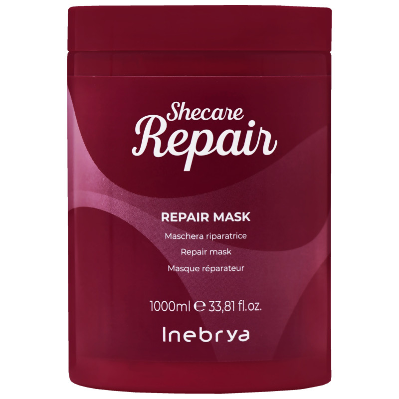 Inebrya Shecare Repair Mask - regenerująca maska do włosów zniszczonych, 1000ml