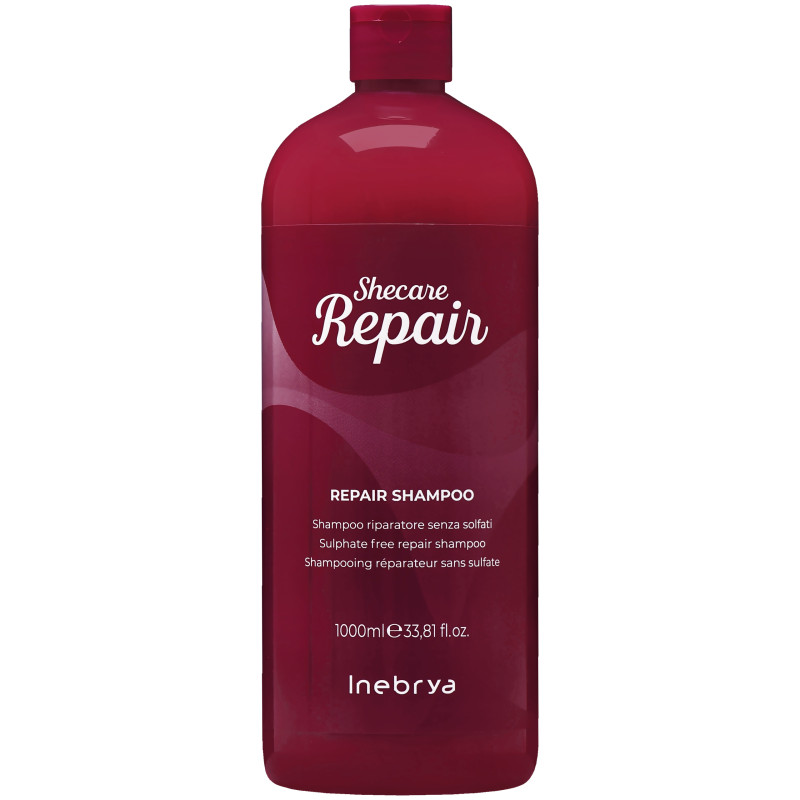 Inebrya SheCare Repair - regenerujący szampon do włosów zniszczonych, 1000ml