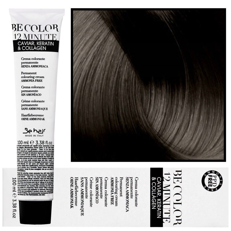 Be Hair Be Color 12 minute - farba do włosów bez amoniaku, 100ml