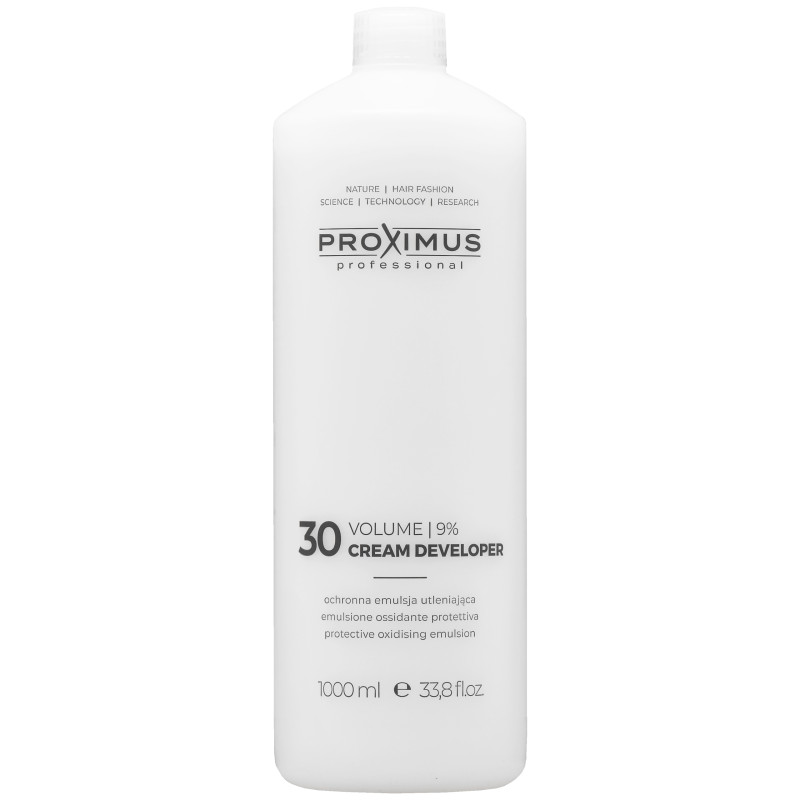 Proximus Cream Developer– oksydant do farbowania i rozjaśniania włosów, 1000 ml