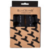 Poniks Blackomb Carbon Clips - karbonowe klamry fryzjerskie do włosów 6szt, czarne