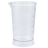 Poniks Przezroczysta menzurka fryzjerska, kosmetyczna z podziałką, 100ml