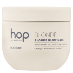 Montibello HOP Blonde Glow Mask - rozświetlająca maska do blond włosów, 500ml