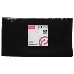 Eko-Higiena Jednorazowy ręcznik fryzjerski z włókniny perforowanej Black 70x40cm, 50szt