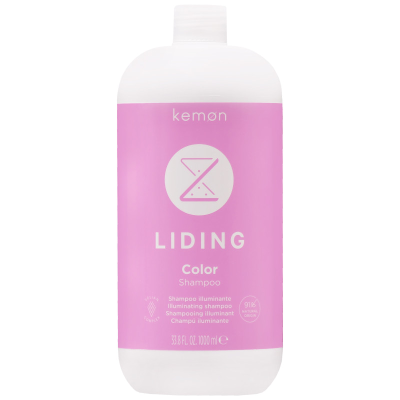Kemon Liding Color Shampoo - rozświetlający szampon do włosów farbowanych, 1000ml
