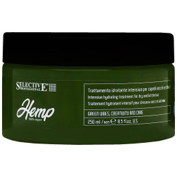 Selective Hemp Vegan Hydrating Mask - wegańska, głęboko odżywcza maska do włosów suchych, 250ml