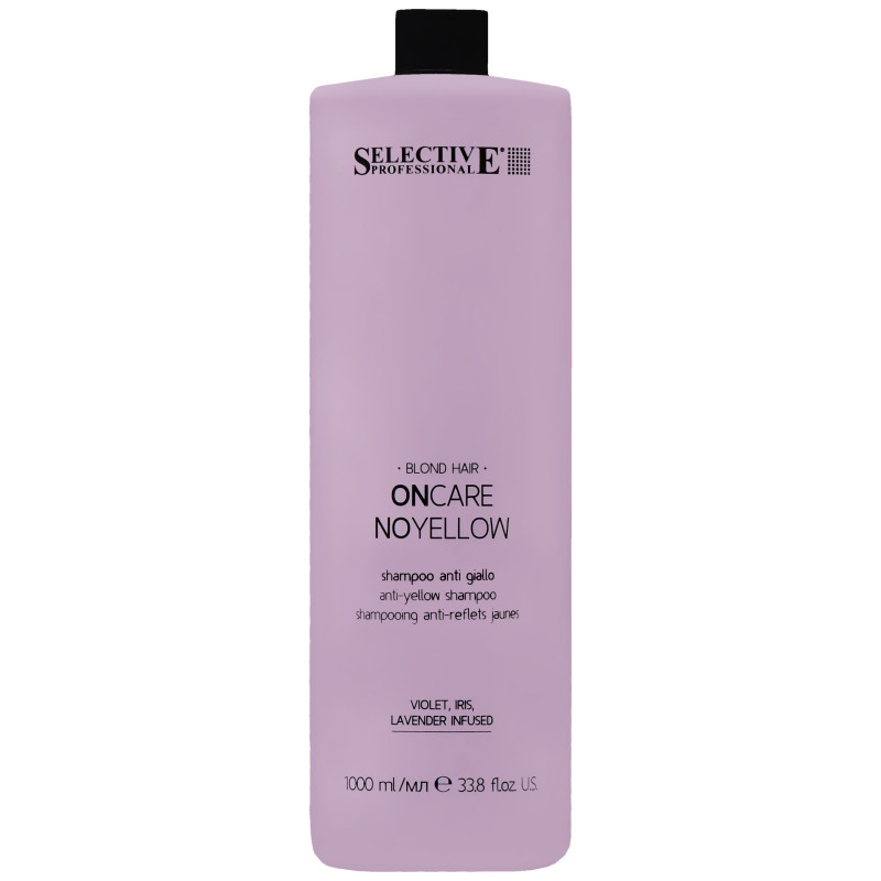 Selective OnCare No Yellow Shampoo - szampon fioletowy do włosów blond, 1000ml
