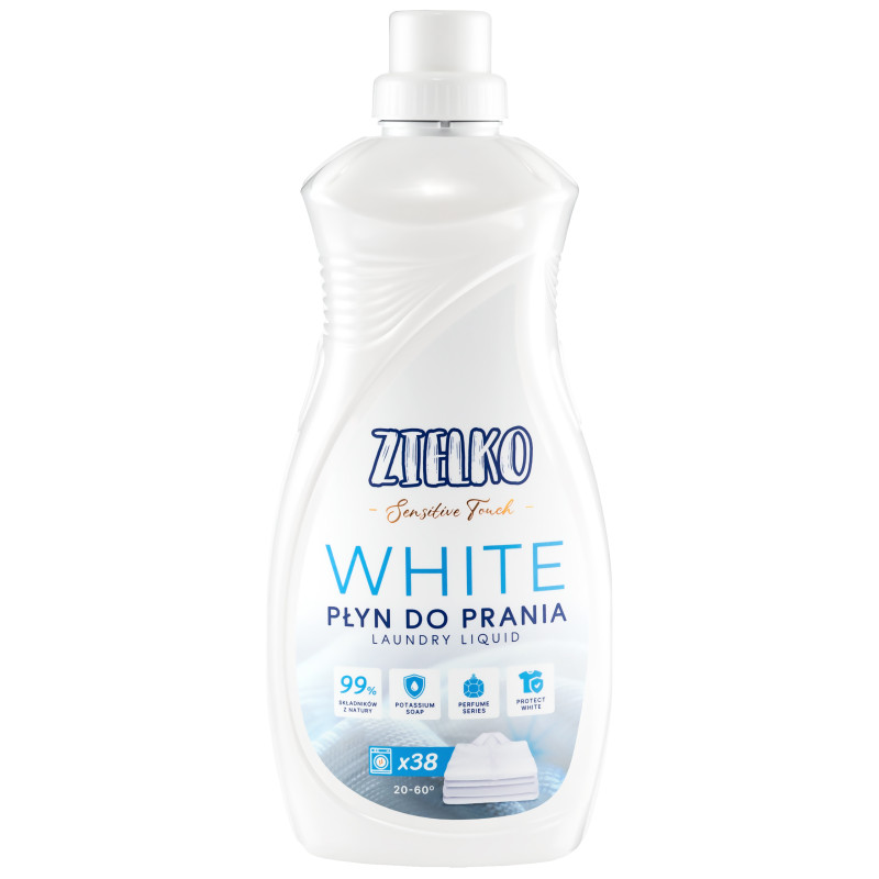Zielko Sensitive Touch - delikatny płyn do prania tkanin białych, 1520ml
