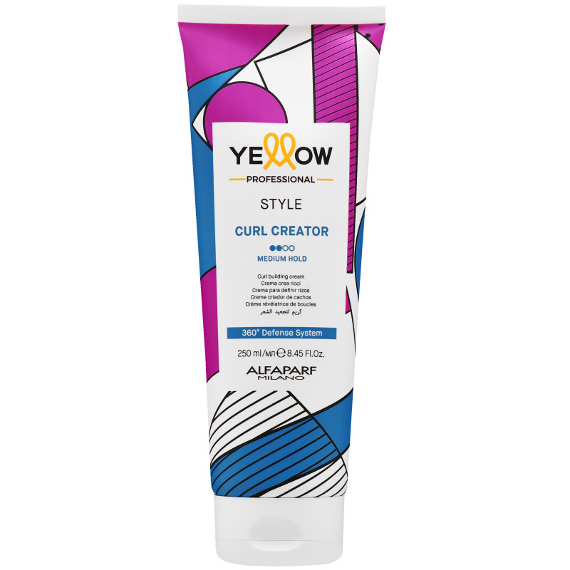 Alfaparf Yellow Style Curl Creator – krem do stylizacji loków, średnie utrwalenie, bez obciążenia, 250ml