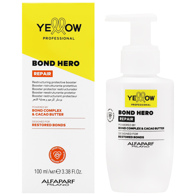 Alfaparf Yellow Repair Bond Hero – serum do włosów regenerujące uszkodzenia, 100ml