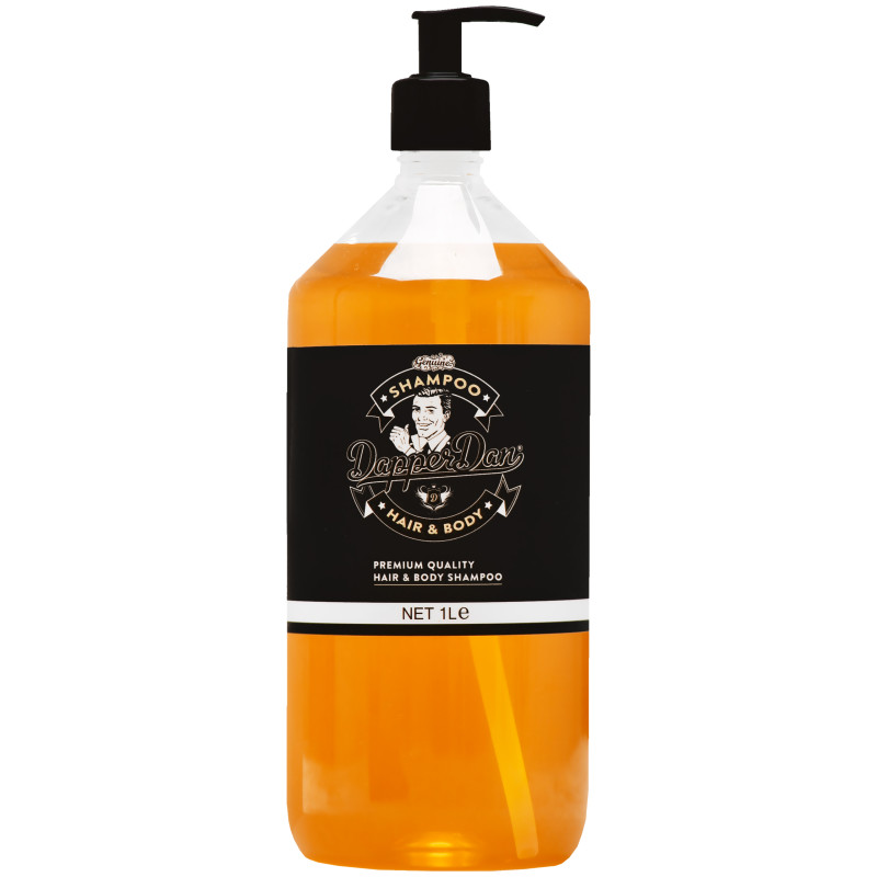 Dapper Dan Hair & Body Shampoo - profesjonalny szampon do włosów i ciała z witaminą B5, 1000ml
