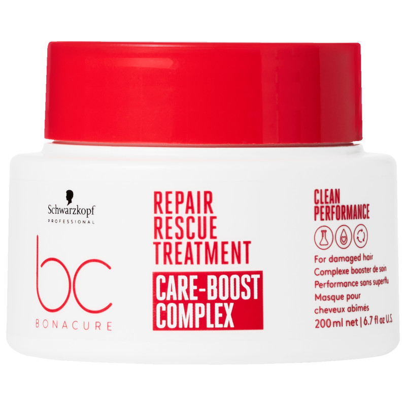 Schwarzkopf BC Repair Rescue Mask - maska odbudowująca do włosów zniszczonych, 200ml