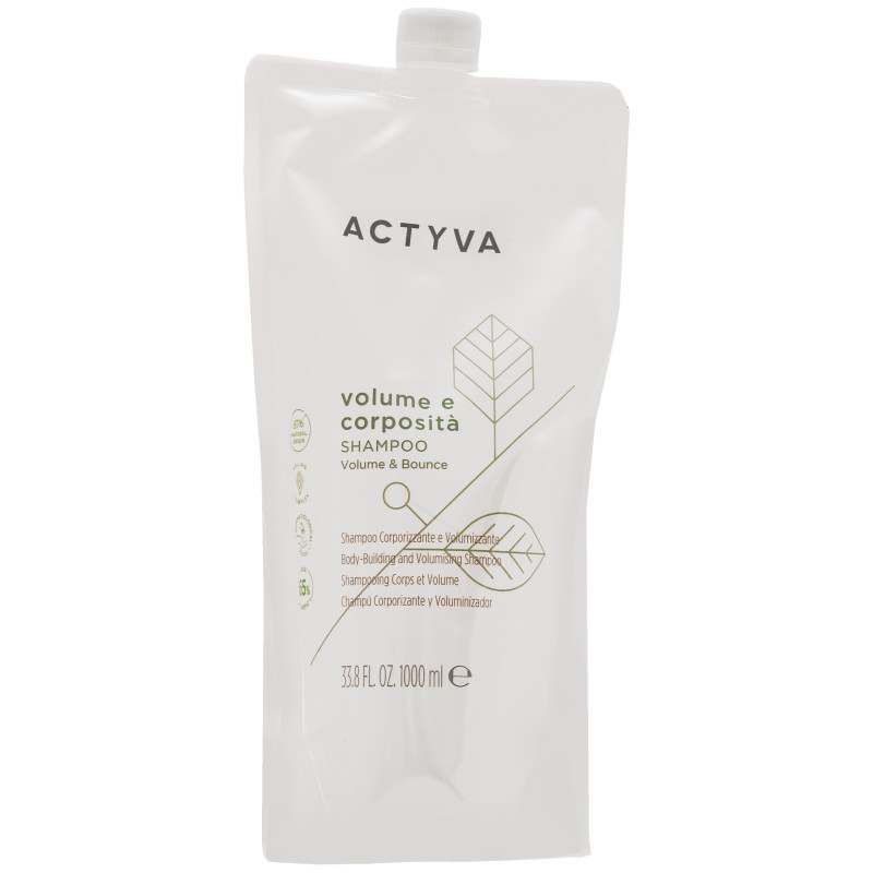 Kemon Actyva Volume e Corposita - wzmacniający szampon na objętość włosów cienkich, 1000ml