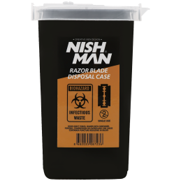 Nishman Blade Disposal Case – pojemnik na zużyte żyletki do bezpiecznego przechowywania