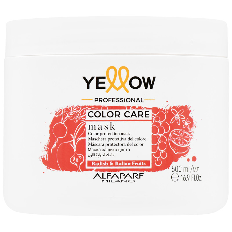 Alfaparf YELLOW Color Care - maska do włosów farbowanych, 500ml