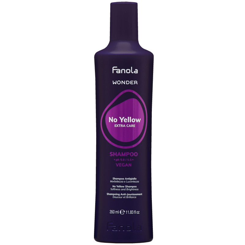Fanola Wonder No Yellow Shampoo - szampon do włosów blond, 350ml