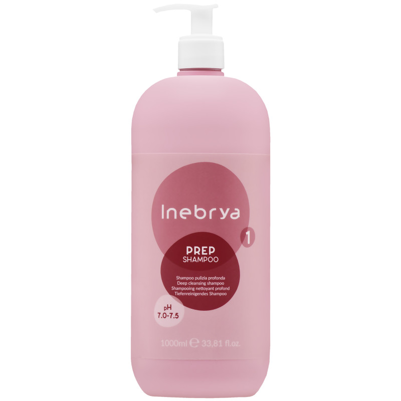 Inebrya Prep Deep Cleans - szampon regenerujący do włosów, 1000ml