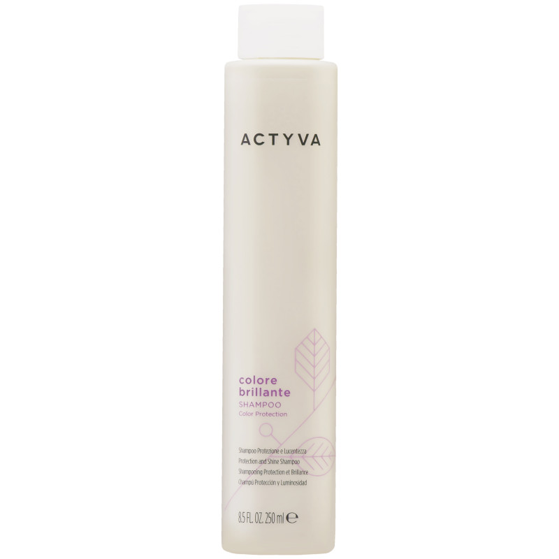 Kemon Actyva Colore Brillante Shampoo - delikatnie oczyszczający szampon do włosów farbowanych, 250ml