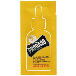 Proraso Wood & Spice Beard Oil - nawilżający olejek do brody o drzewnym zapachu, 3ml