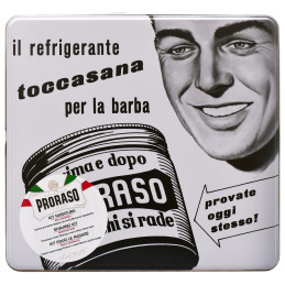 Proraso Sensitive Shaving Kit - zestaw do golenia skóry wrażliwej, 2x100ml + 150ml