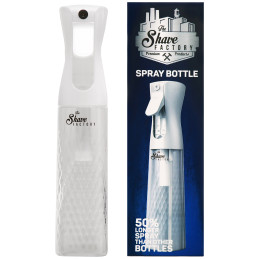 The Shave Factory Spray Bottle - butelka ze spryskiwaczem, biała, 300ml