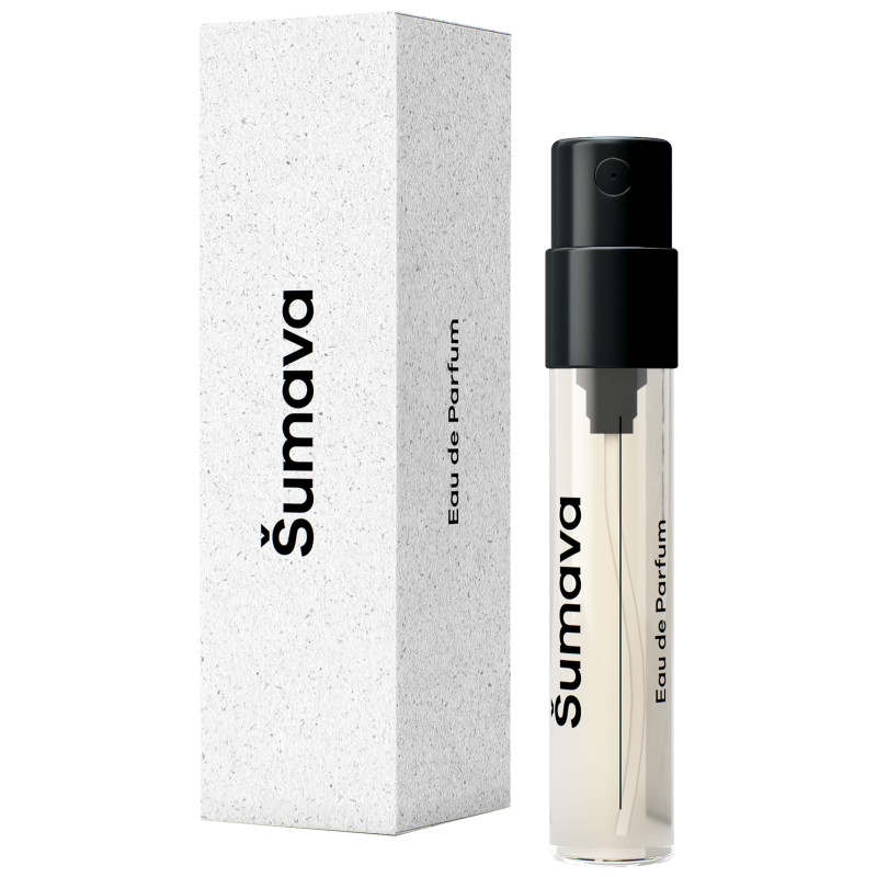 Beviro Šumava Eau de Parfum - tester męskiej wody perfumowanej z nutą drzewną, 2ml