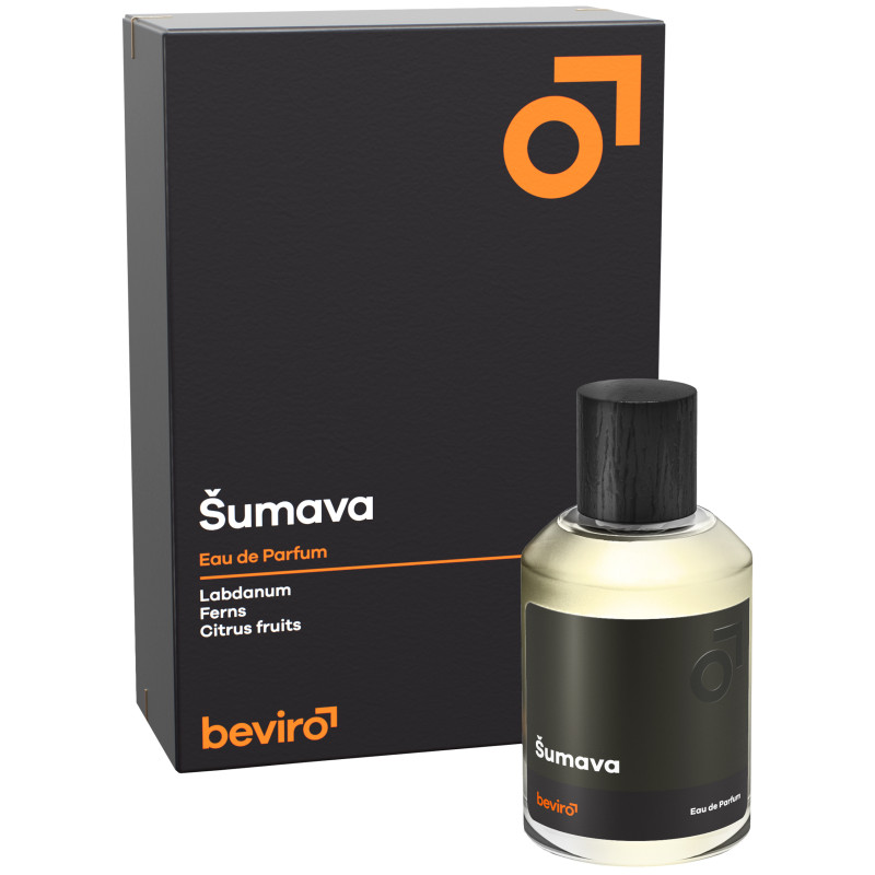 Beviro Šumava Eau de Parfum - woda perfumowana o intensywnym drzewnym zapachu, 50ml