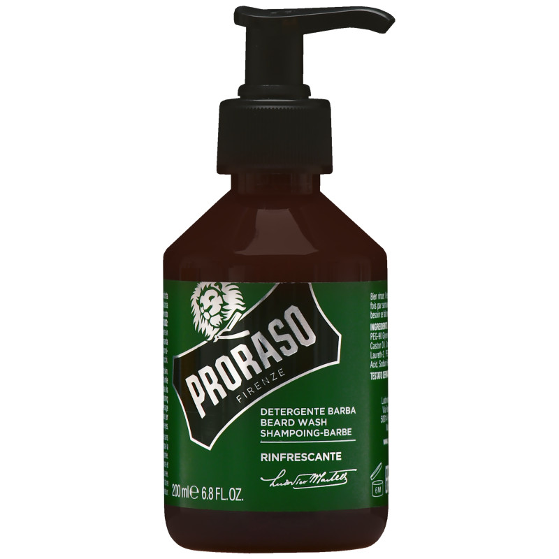 Proraso Refreshing Beard Wash - odświeżający płyn do mycia brody, 200ml