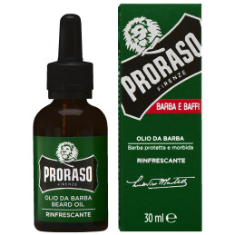 Proraso Refreshing Beard Oil - odświeżający olejek do pielęgnacji brody, 30ml
